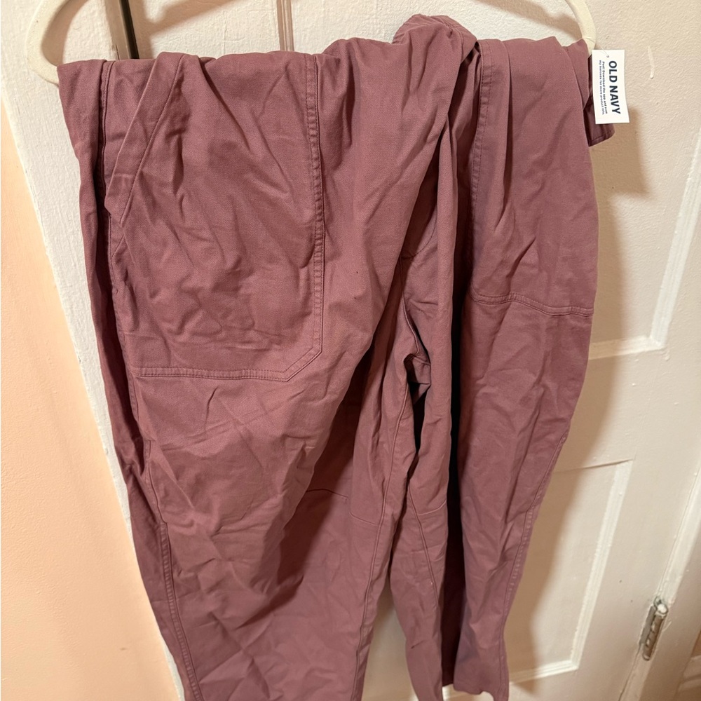 Old Navy Dusty Rose Utility Pants